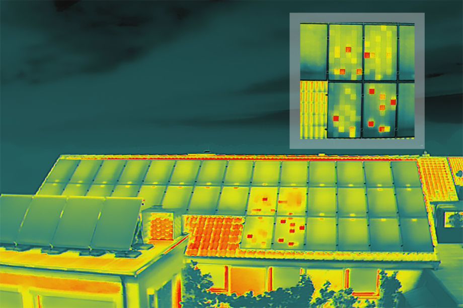 PV-Anlage im Wärmebild